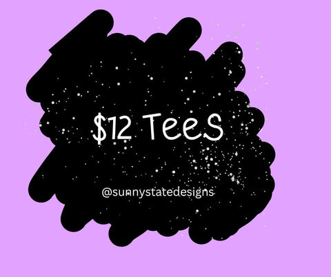 $12 Tees (Use Code TDW @ Checkout for Discount)