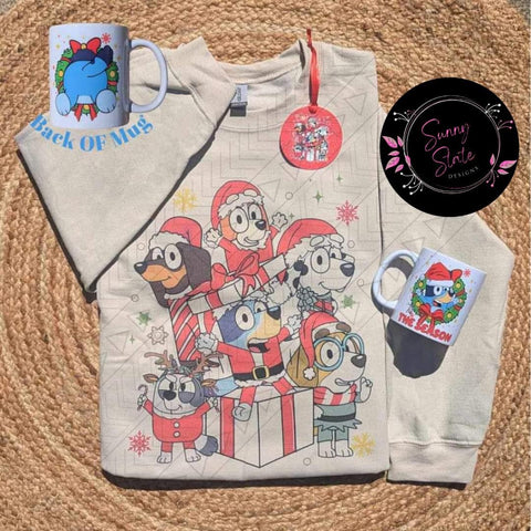 Blue Dog Christmas Bundle